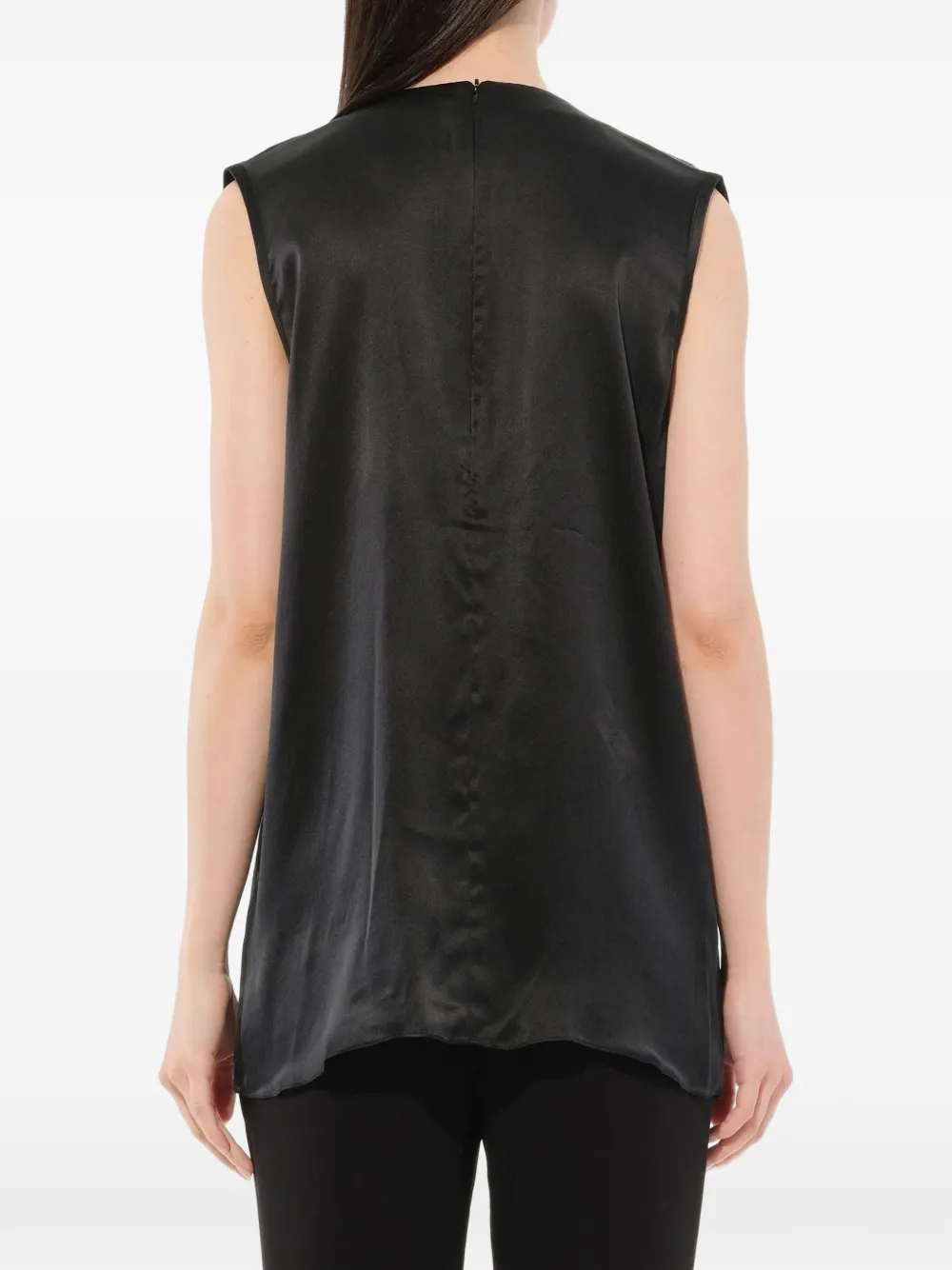 Givenchy Geplooide blouse verfraaid met kristallen Zwart