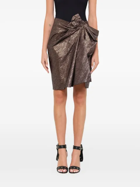 Lanvin minifalda Show con detalle de lazo