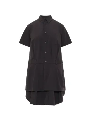 Noir Kei Ninomiya Ruffled Tiered Dress | Black | FARFETCH