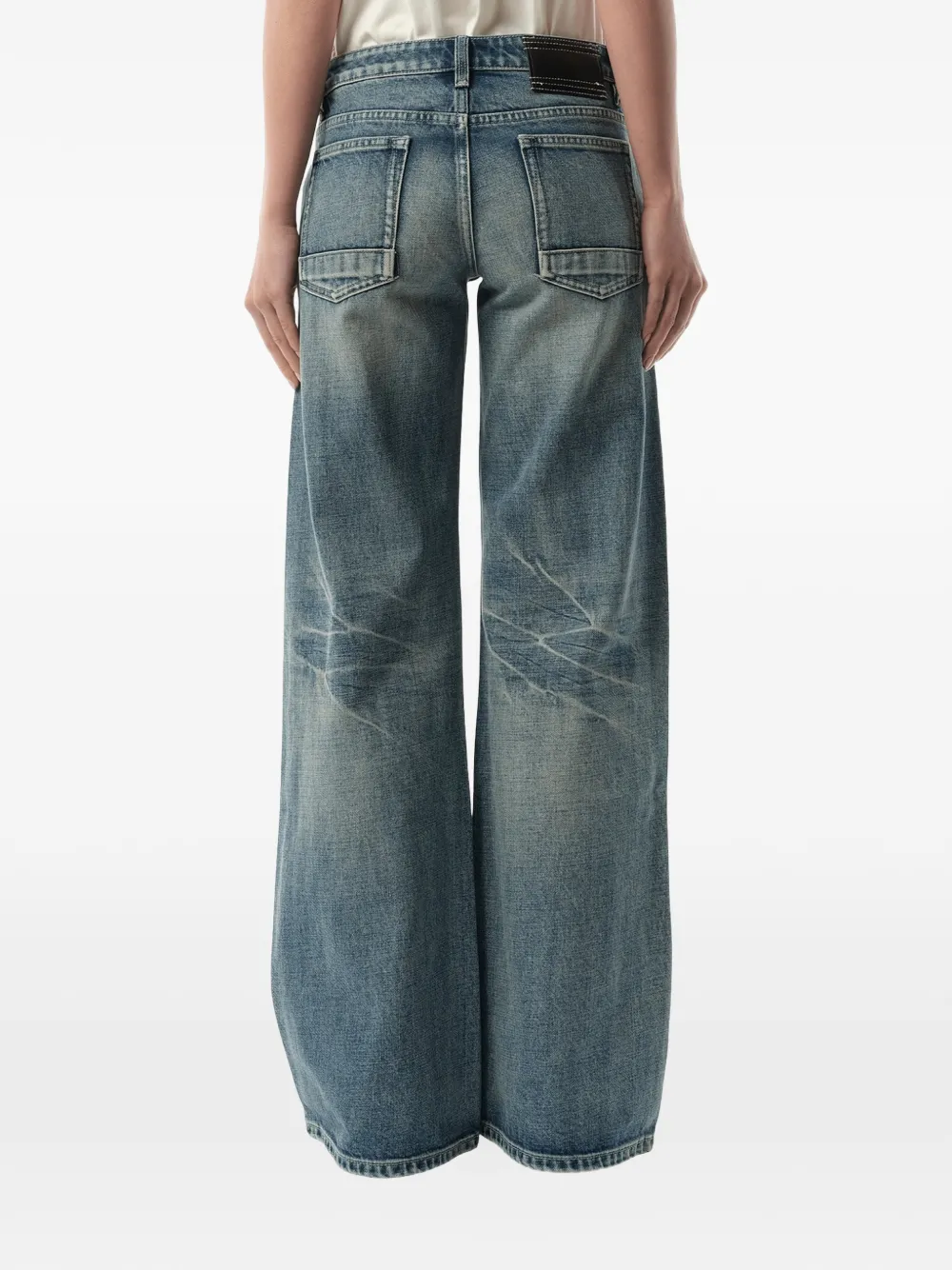 Fax Copy Express 888 Oversized Jeans | Blue | FARFETCH