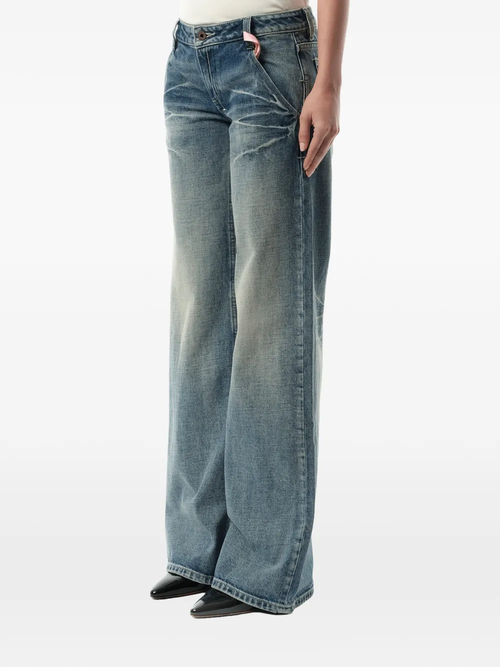 Fax Copy Express 888 Oversized Jeans | Blue | FARFETCH