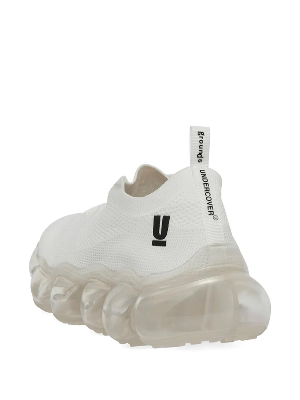 Undercover x Grounds sneakers met bubbelzool Wit