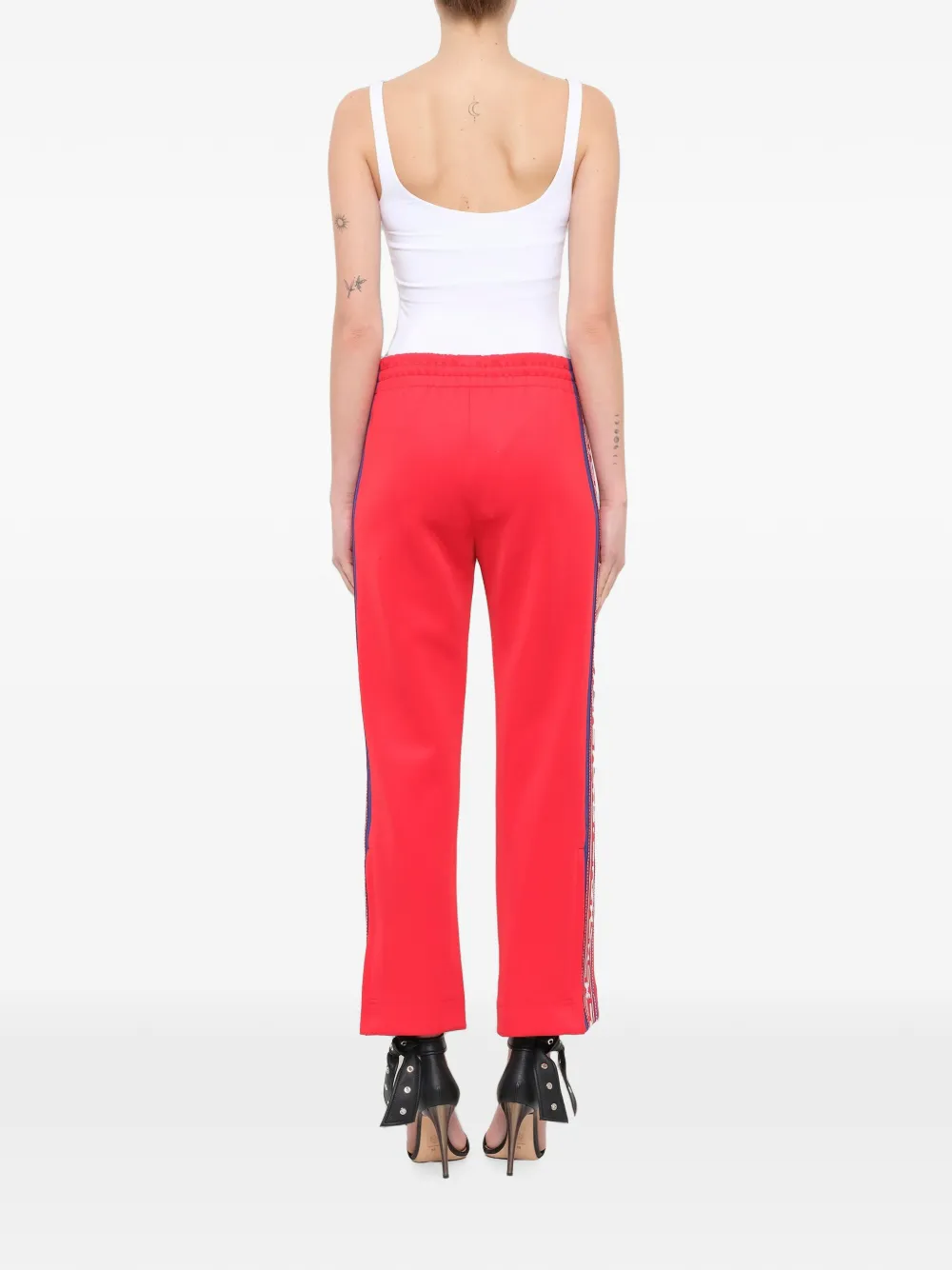 Marc Jacobs Trainingsbroek met logoband Rood