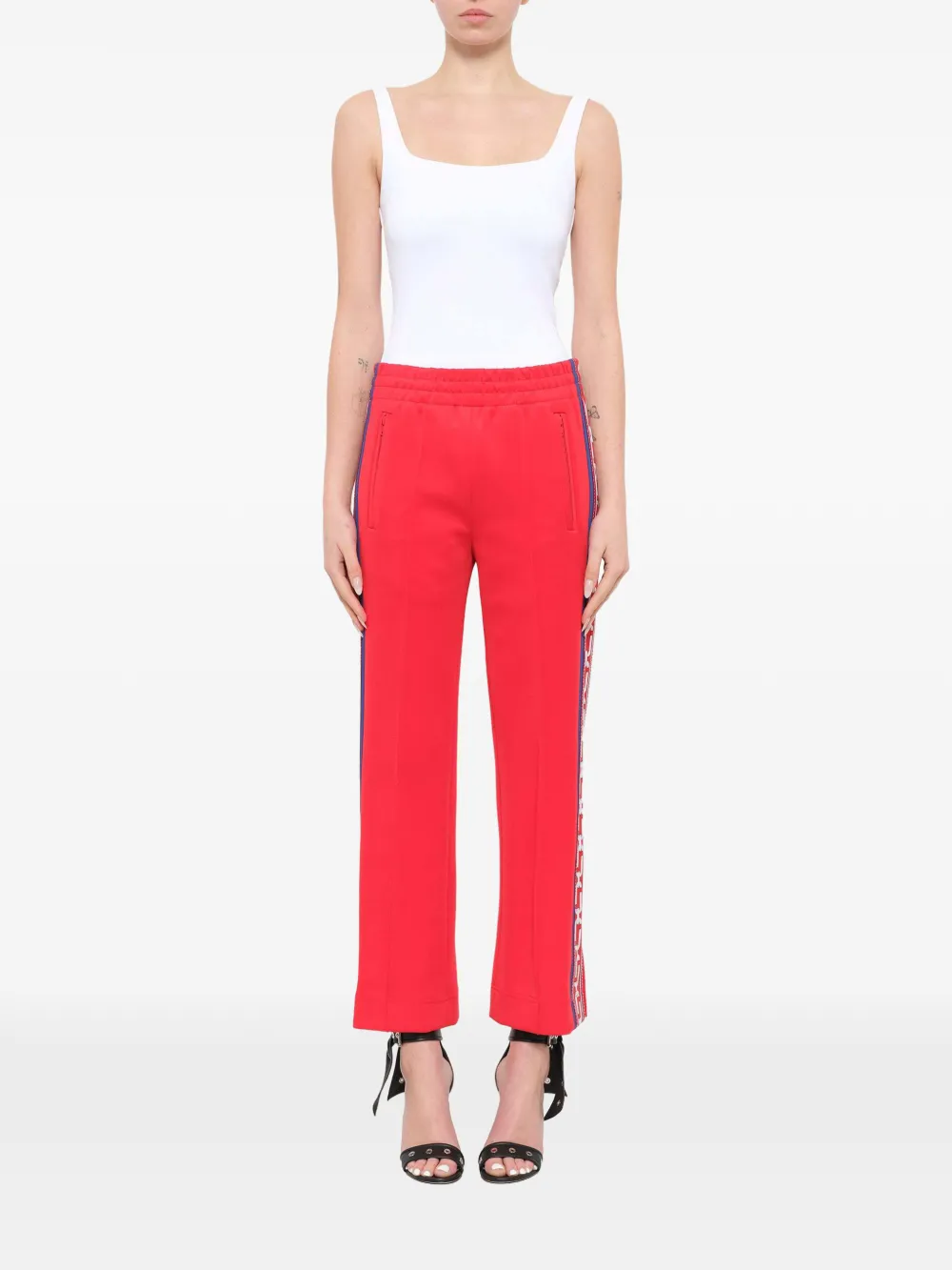 Marc Jacobs Trainingsbroek met logoband Rood