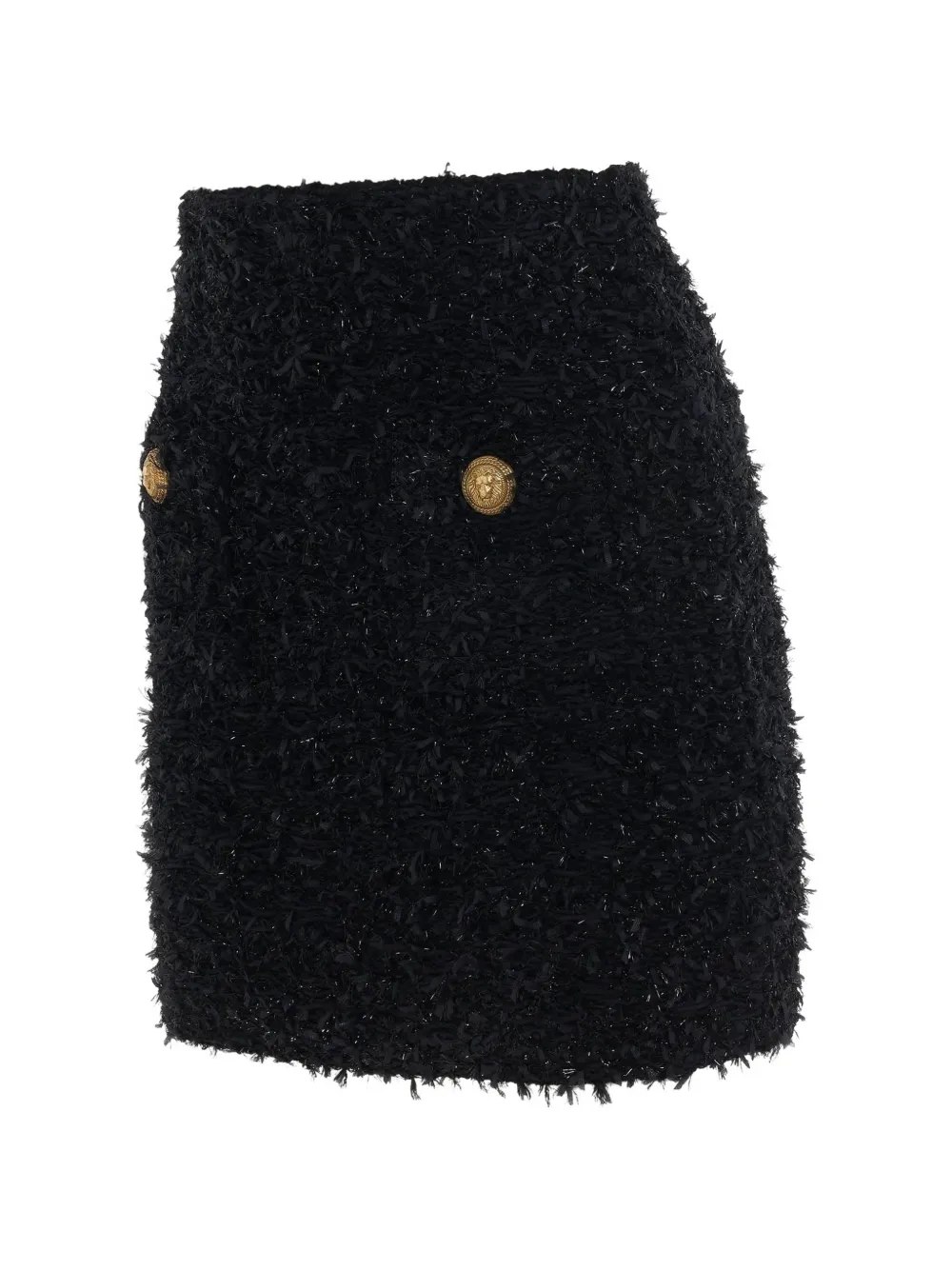 Balmain Tweed rok Zwart