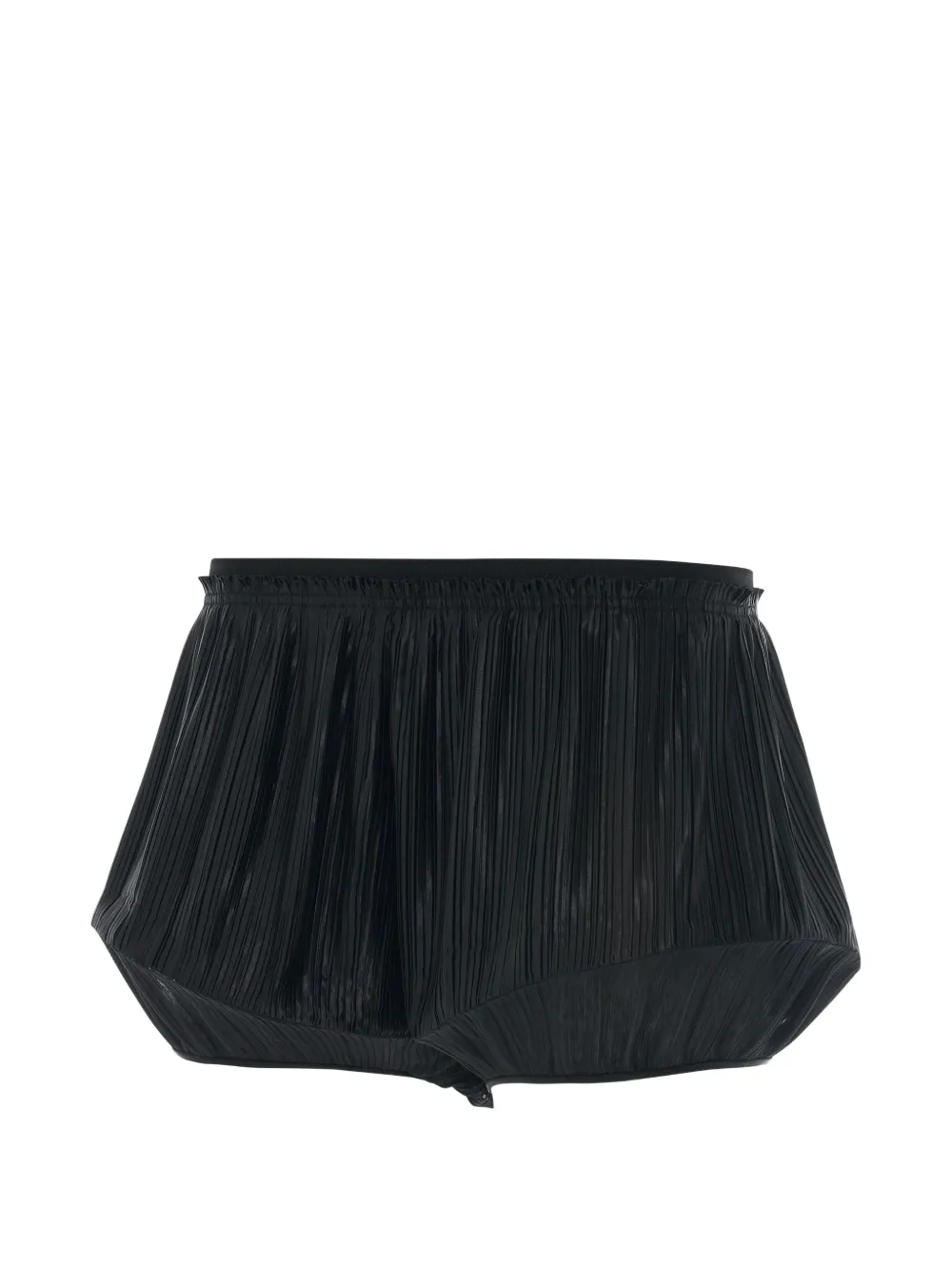Givenchy Geplooide shorts met structuur Zwart