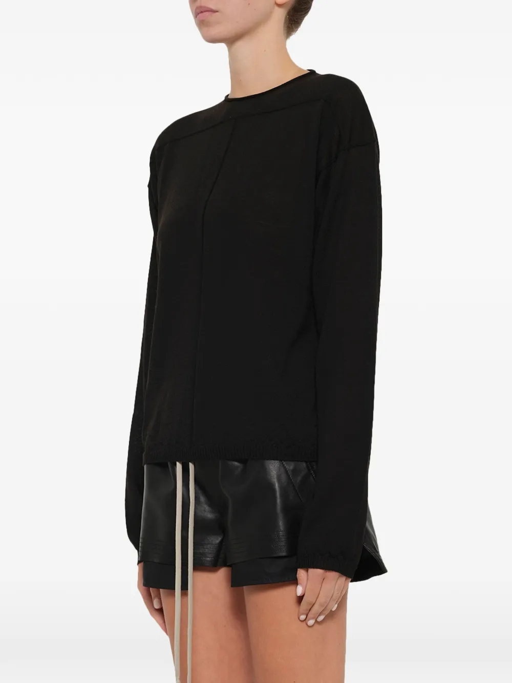 Rick Owens Trui met ronde hals Zwart