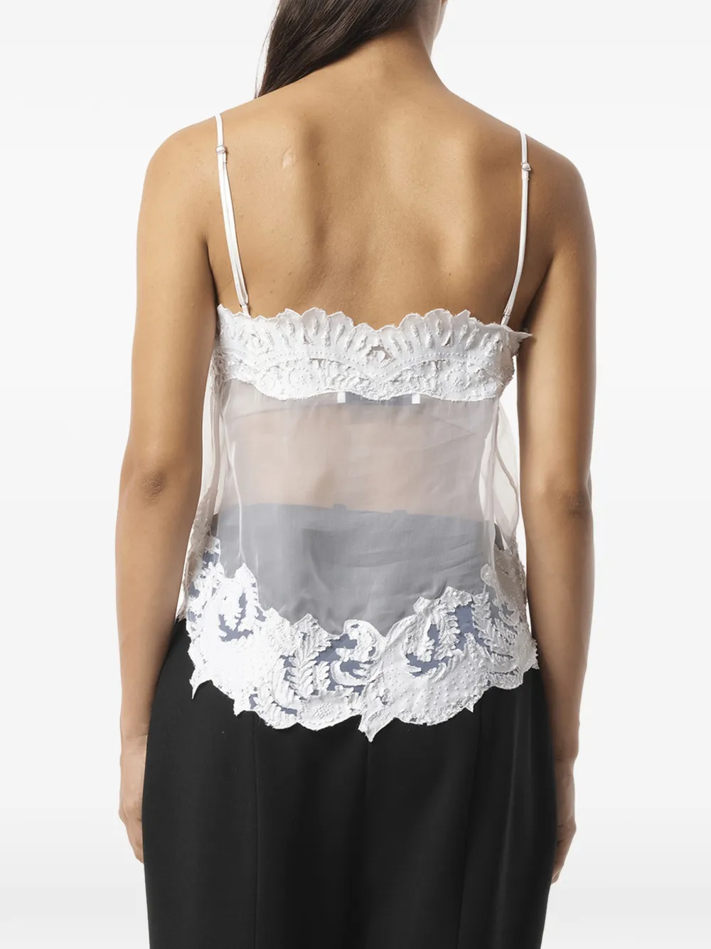 Givenchy Top met afwerking van kant Wit
