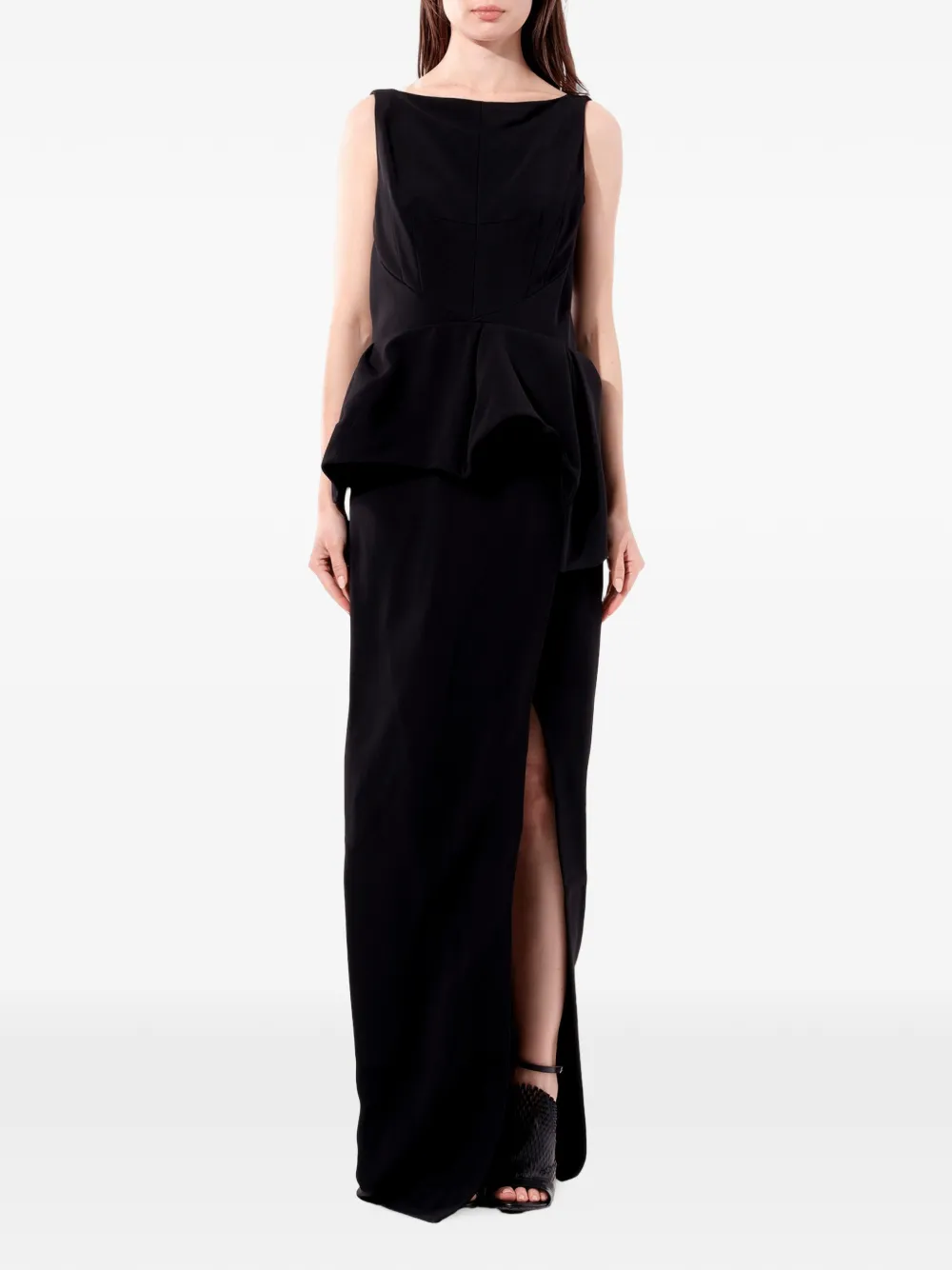 Balenciaga sleeveless midi dress