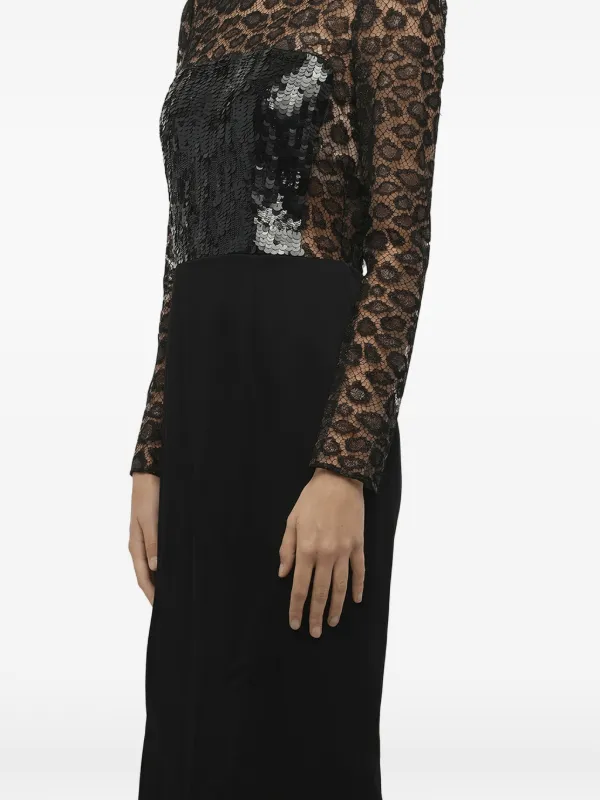 Alexander McQueen sequin-embellished Dress | Black | FARFETCH ID Alexander McQueen sequin-embellished Dress | Black | FARFETCH ID