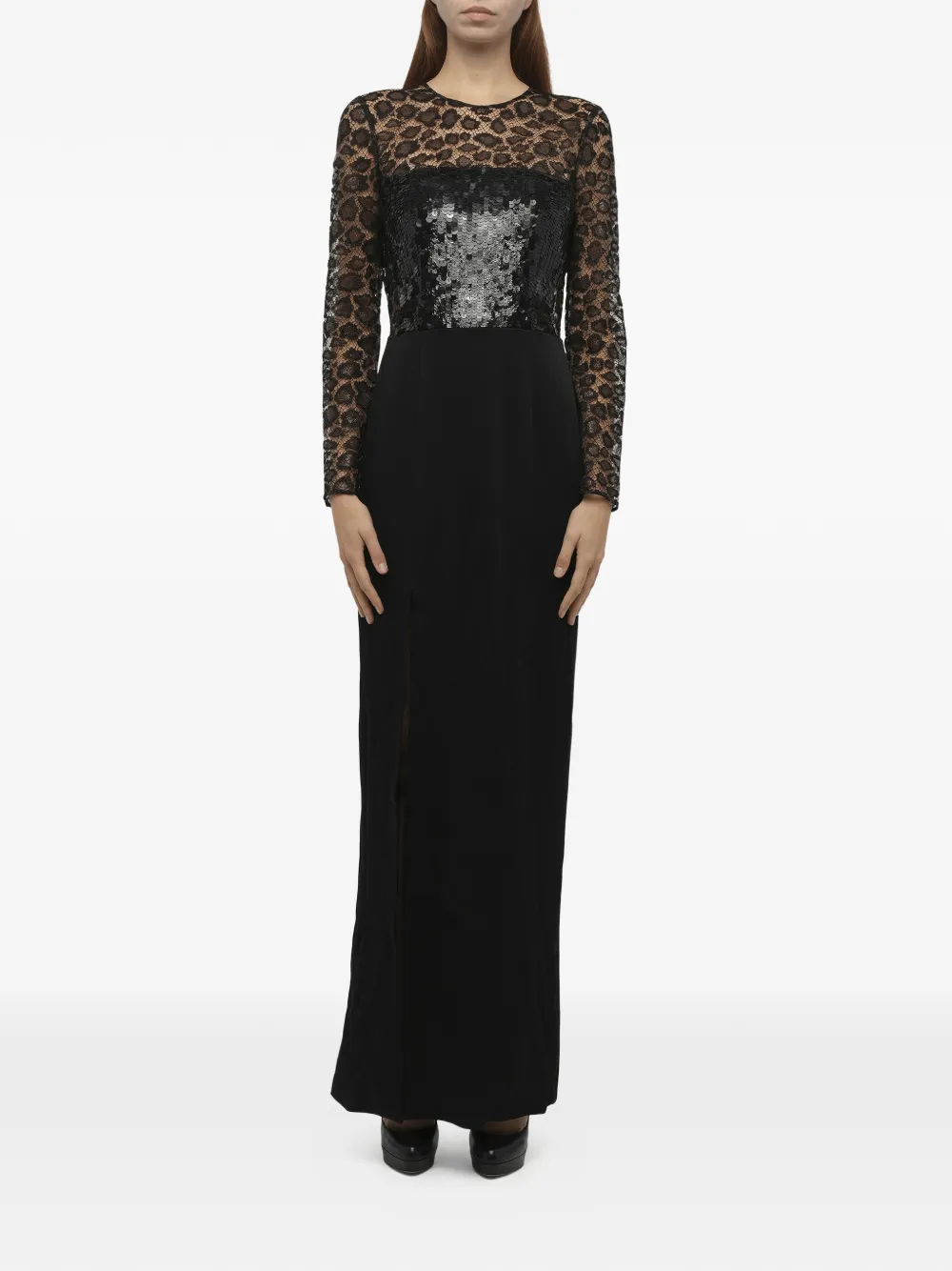 Alexander McQueen sequin-embellished dress - Schwarz