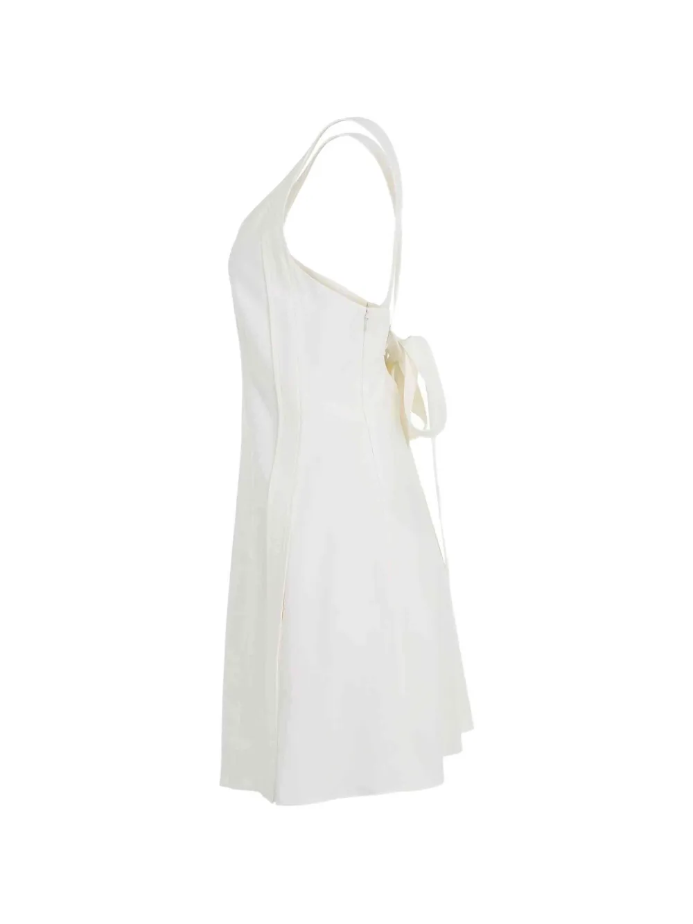 Chloé Mini-jurk met V-hals Wit