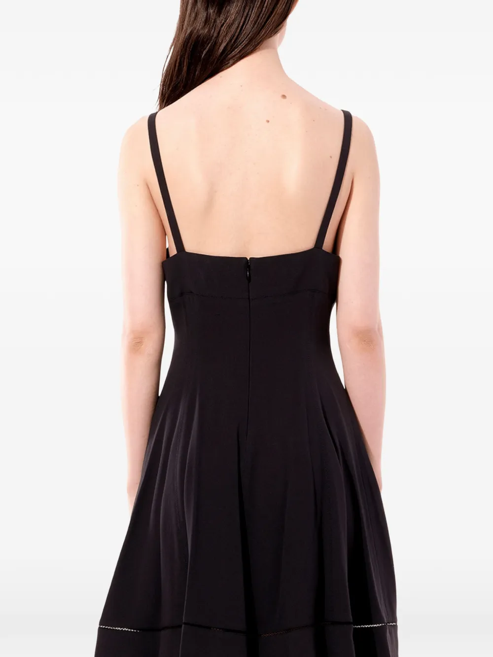 Balenciaga Mini-jurk met V-hals Zwart