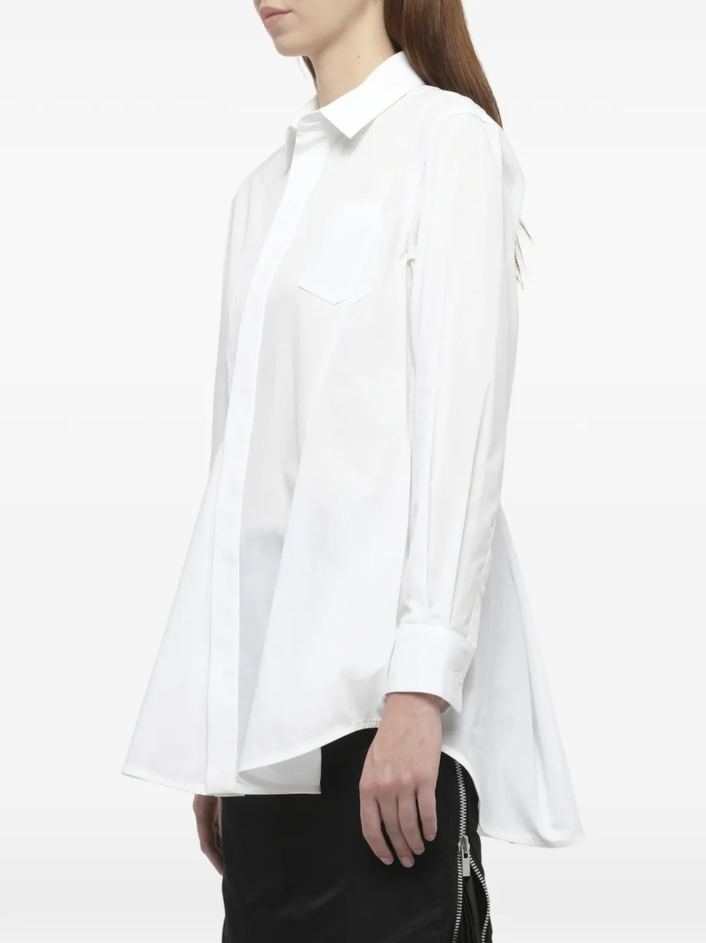 sacai Blouse met borstzak Wit