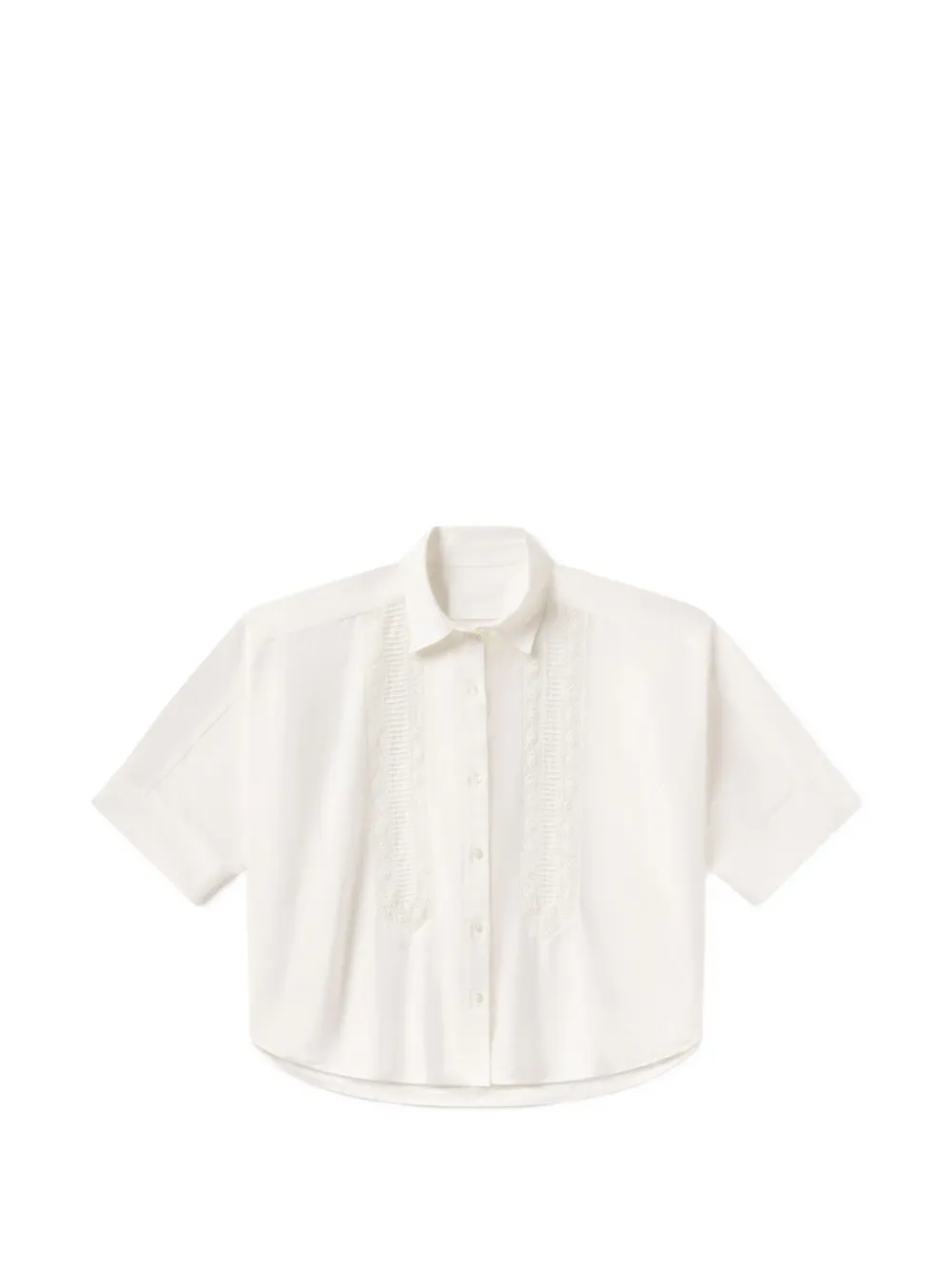Citizens of Humanity Claire lace-inset shirt - Weiß