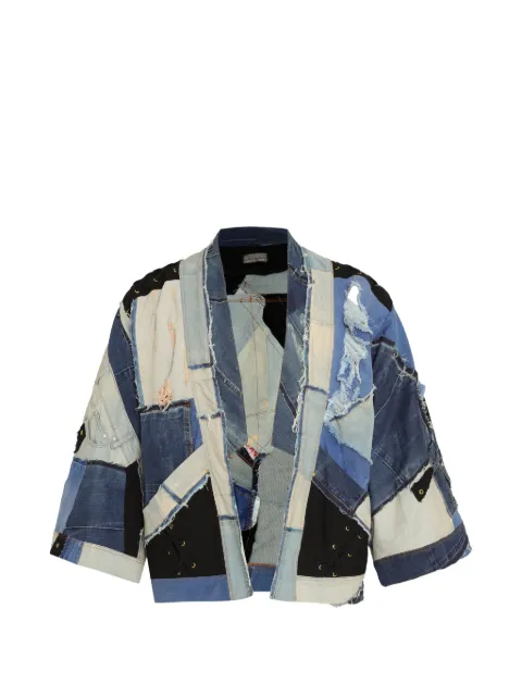 Amapô patchwork distressed jacket