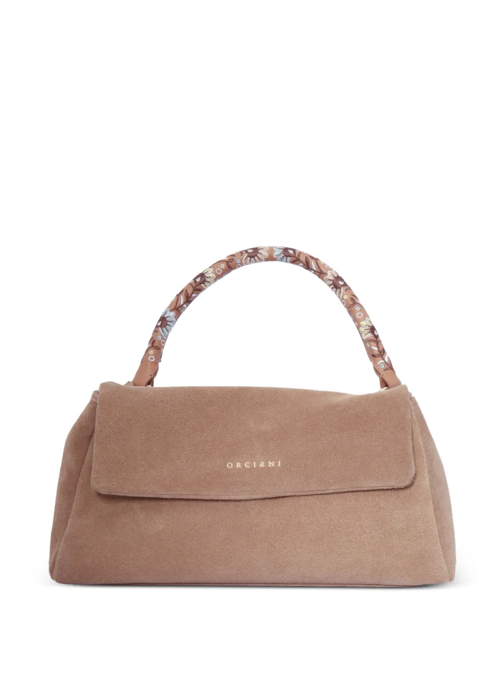 Orciani Sveva Longuette suede tote bag - Marrone