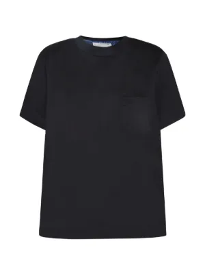 Sacai pleated-back T-shirt | Black | FARFETCH