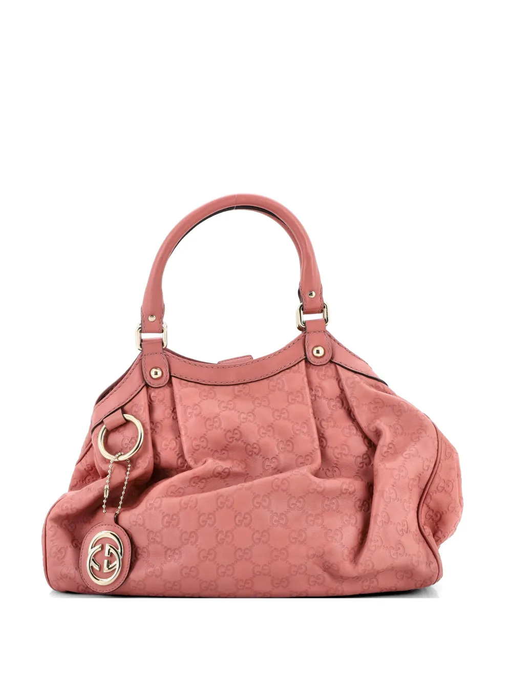 Gucci Pre-Owned Mittelgroße Sukey Guccissima Tote Bag aus Leder - Rosa
