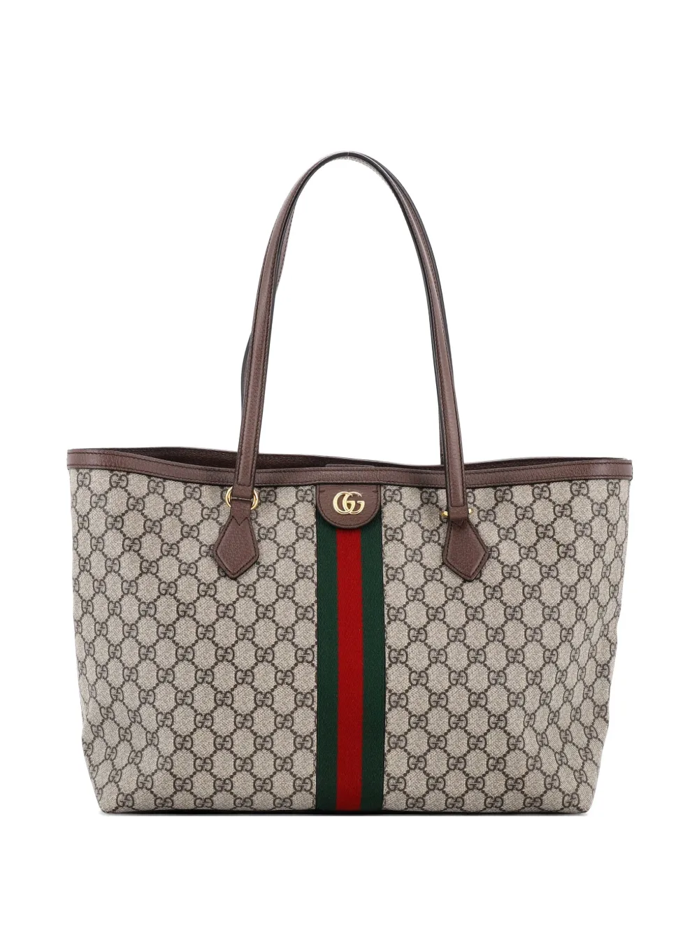 Gucci Pre-Owned Mittelgroßer Ophidia Tote Bag aus GG-Canvas - Braun