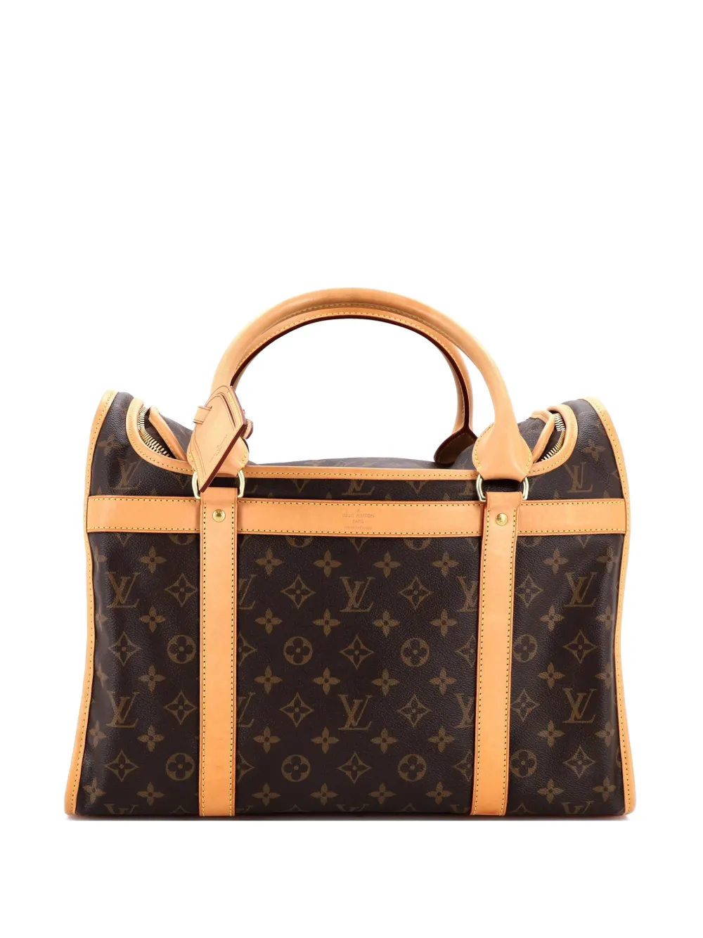 Louis Vuitton Pre-Owned Dog Carrier Bag Monogram Canvas 40 satchel - Marrone
