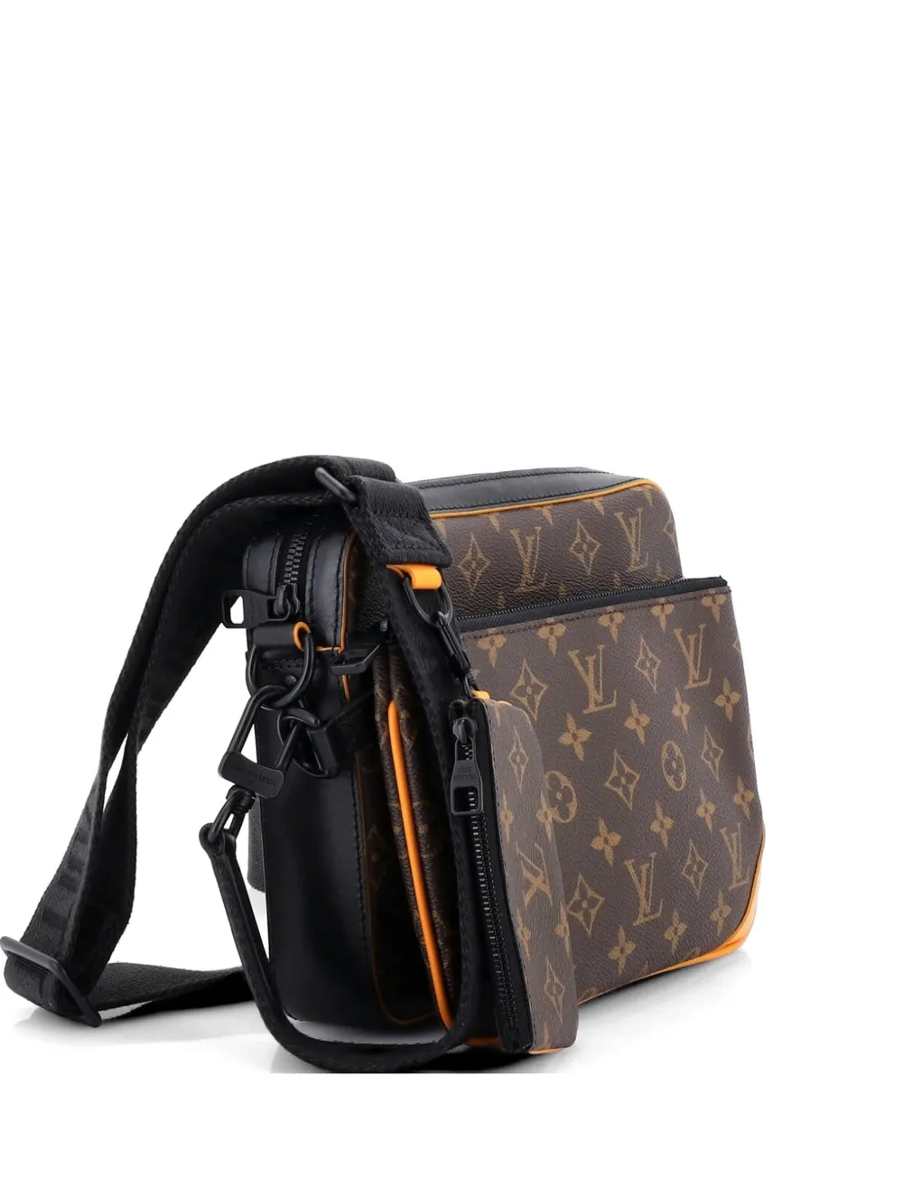 Louis Vuitton Pre-Owned Trio Messenger Bag Macassar Monogram Canvas crossbody bag - Brown