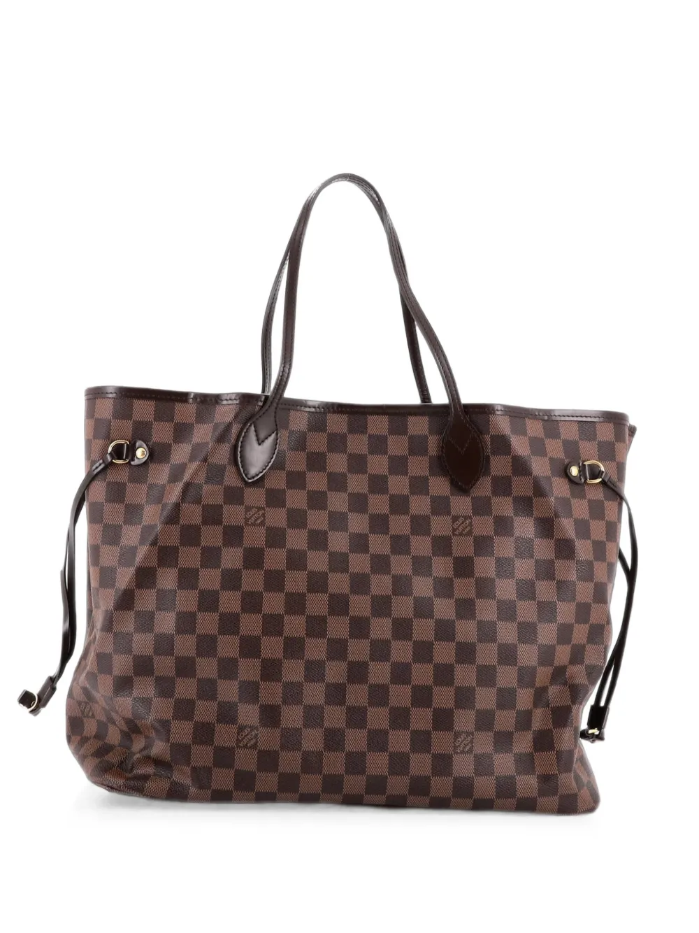 Louis Vuitton Pre-Owned Borsa tote Neverfull GM in tela Damier - Marrone