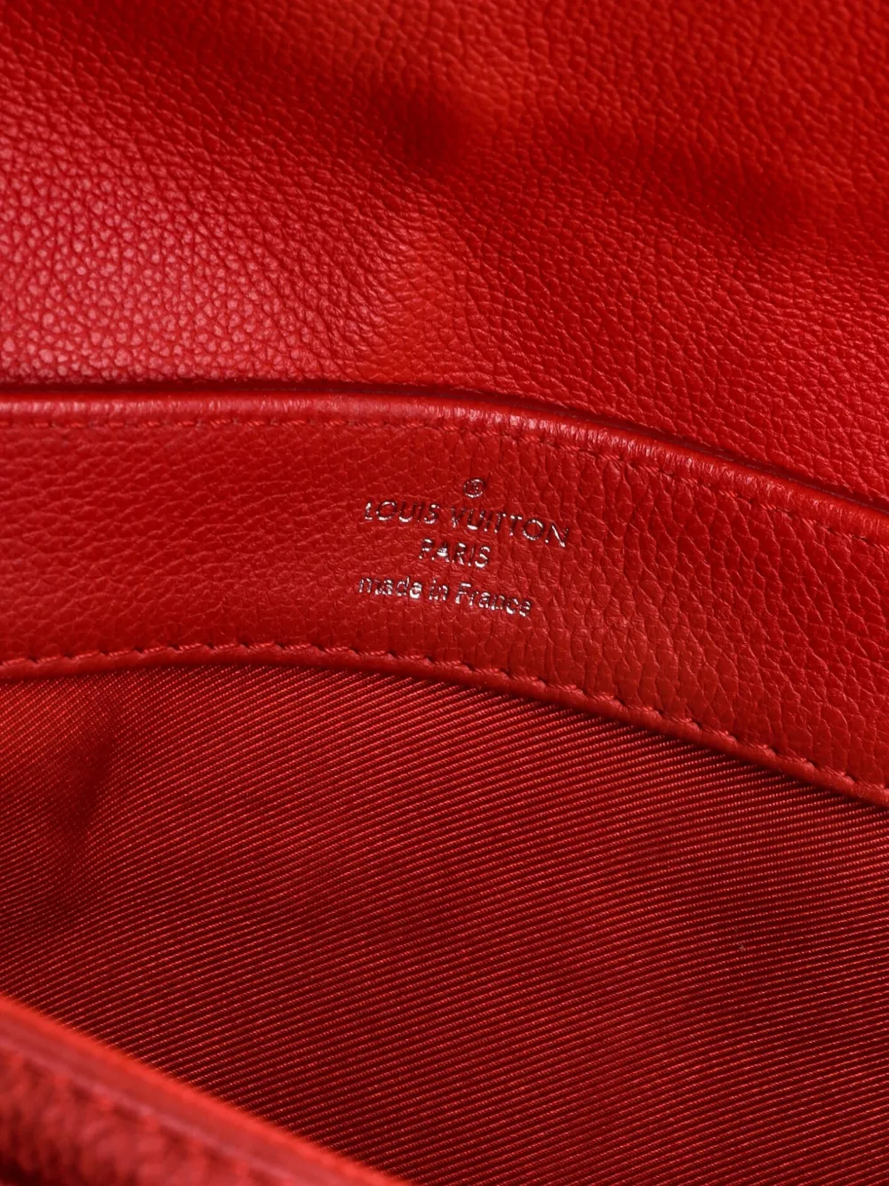 Louis Vuitton Pre-owned Lockme II Handbag Leather BB Crossbody Bag in Red, view 5