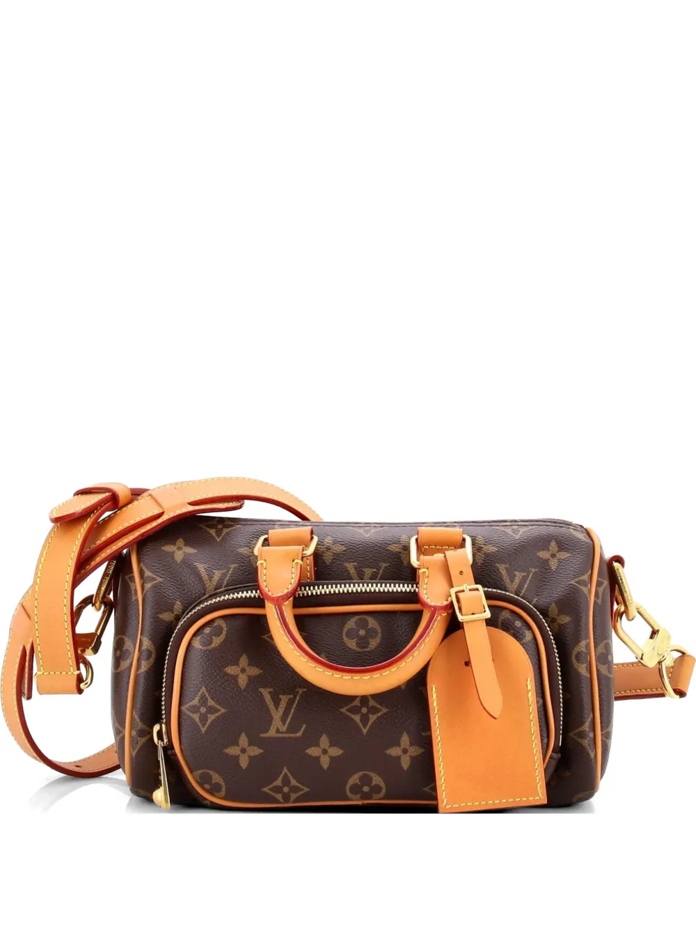 Louis Vuitton Pre-Owned Cargo Keepall Bandouliere Handtasche aus Monogramm-Canvas 25cm - Braun