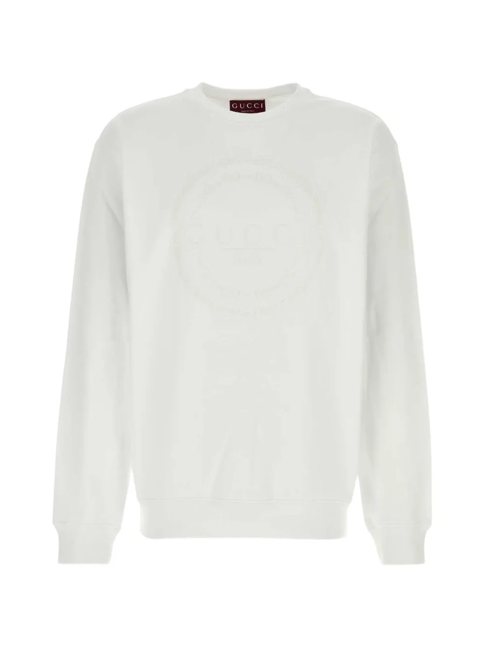 Gucci logo-embroidered sweatshirt - Weiß