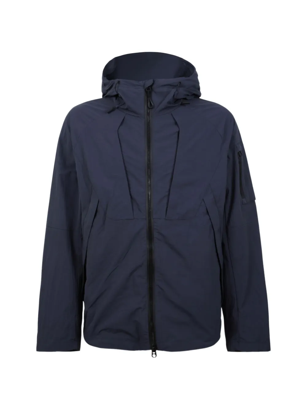 JG1 hooded panelled jacket - Blau