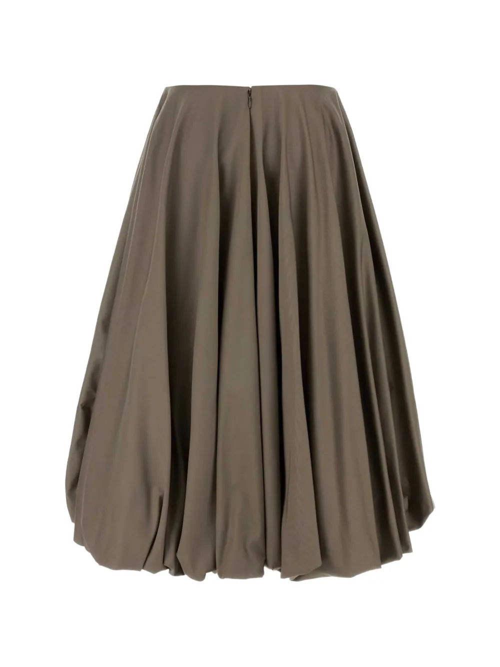 Balenciaga Gabardine rok met afwerking Bruin