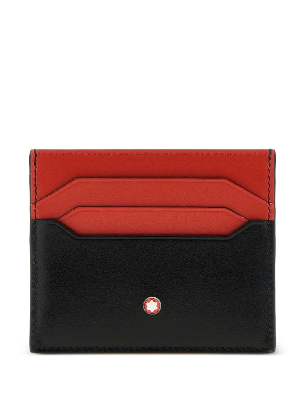 Montblanc logo-plaque card holder - Nero