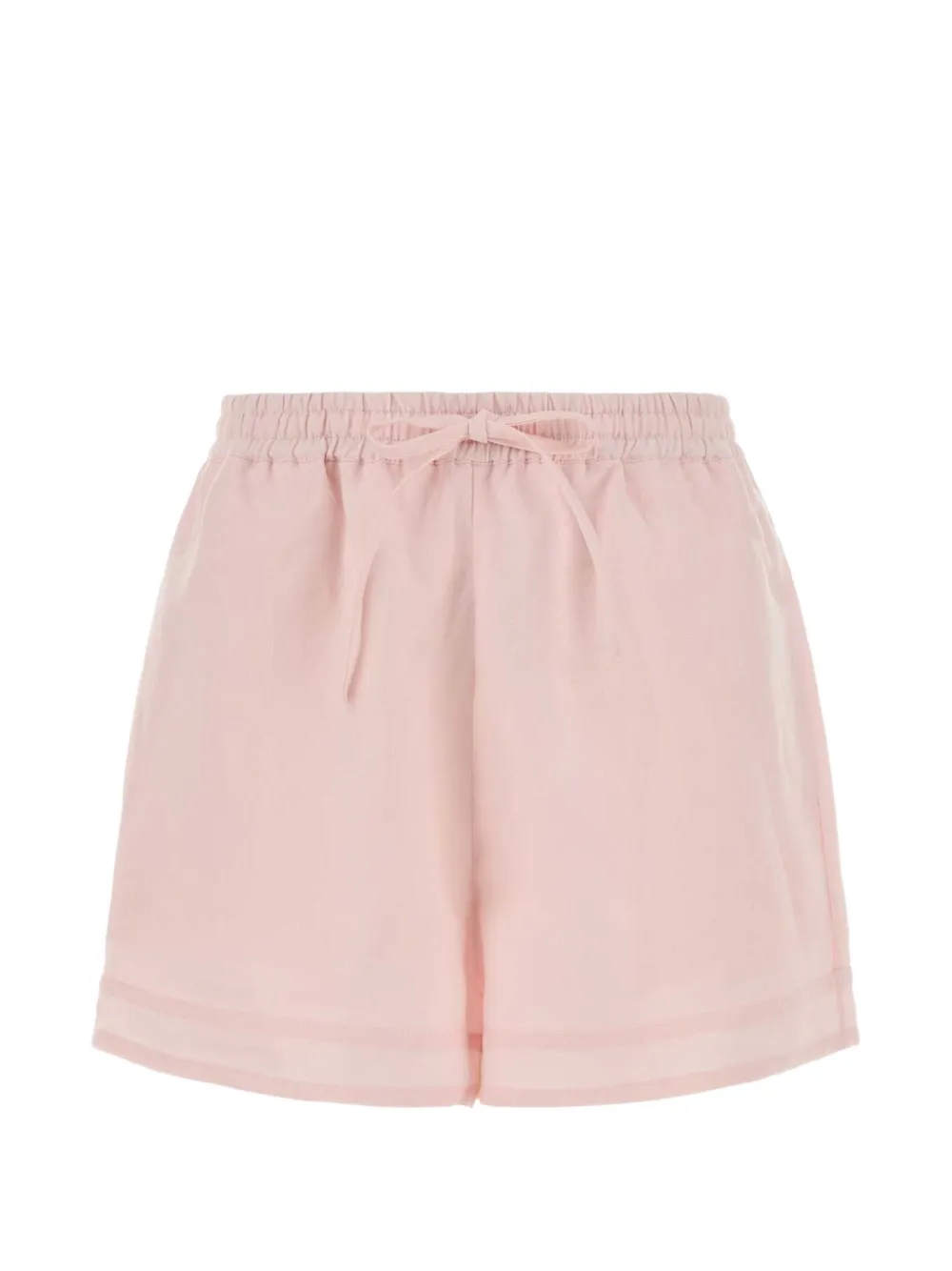 Le Kasha drawstring-waist linen shorts - Pink