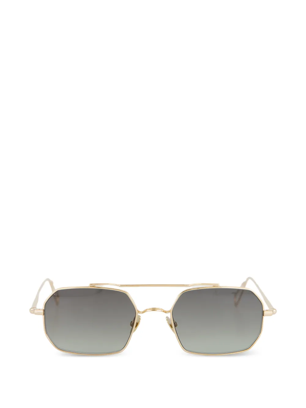 Ahlem Clovis Sonnenbrille mit geometrischem Gestell - Gold