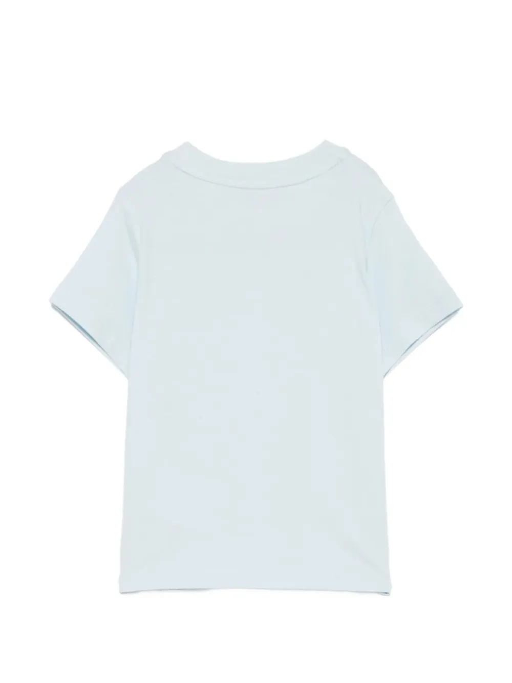 MONCLER GRENOBLE KIDS T-shirt met logoprint Blauw