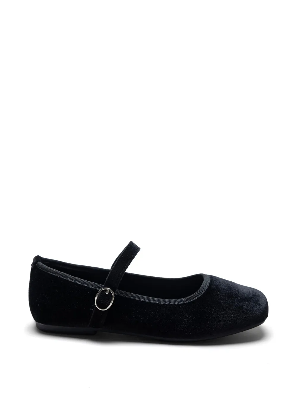 Tulleen Michelle velvet-effect ballet flats - Nero