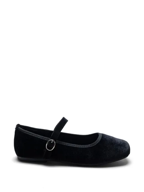 Tulleen Michelle velvet-effect ballet flats