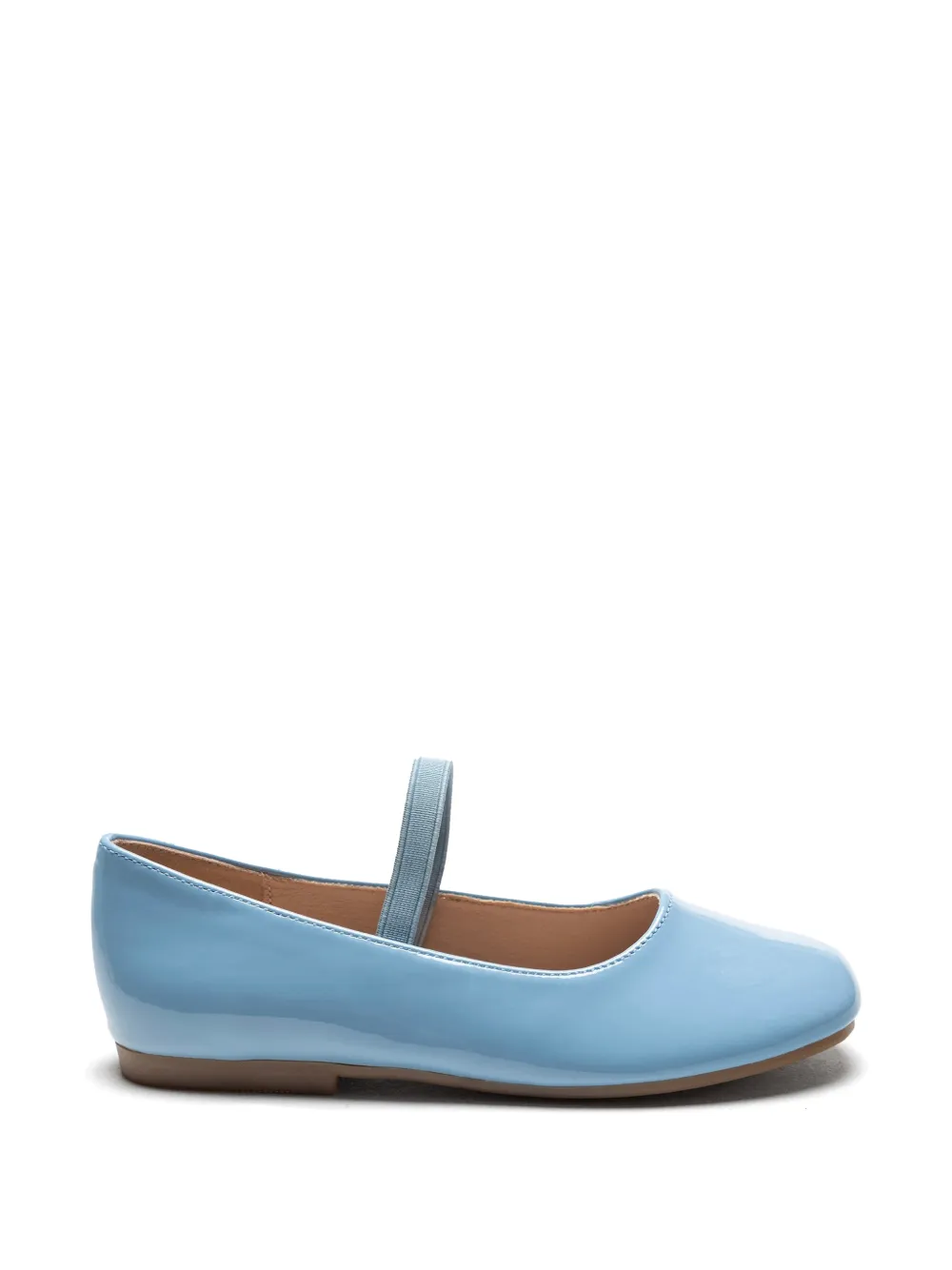 Tulleen Colette patent-finish ballet flats - Blu