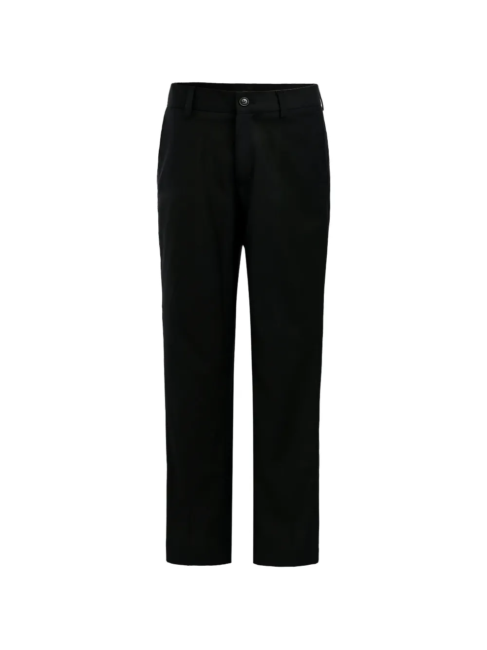 Moustache belt-loops straight-leg trousers - Nero