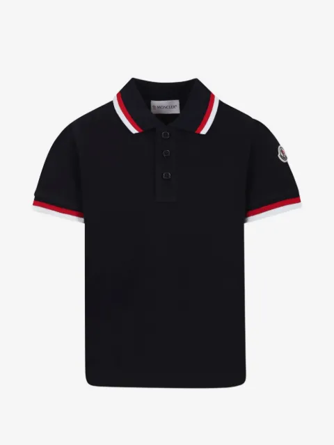 MONCLER GRENOBLE KIDS Poloshirt mit Logo-Patch