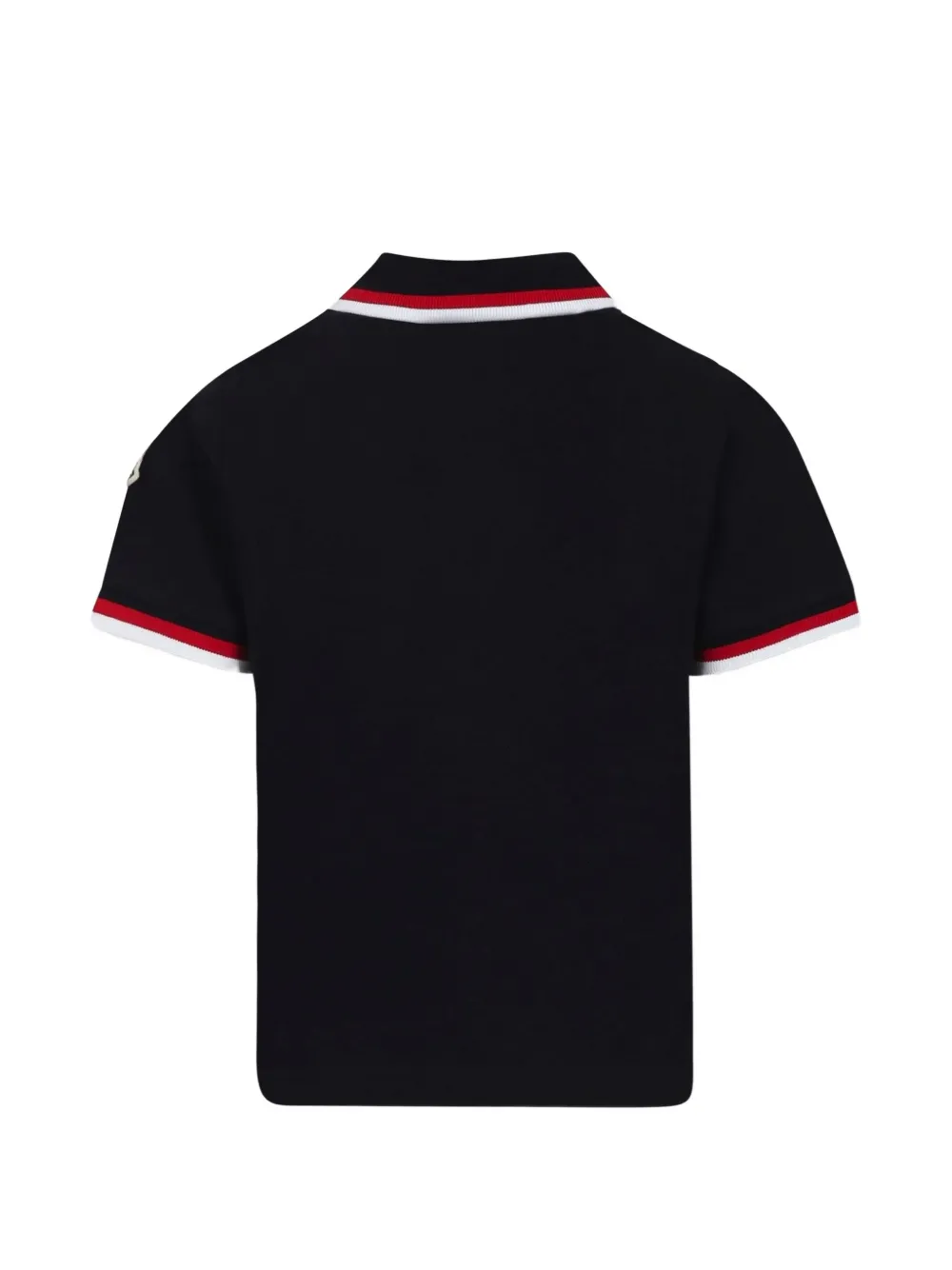 MONCLER GRENOBLE KIDS Poloshirt met logopatch Blauw