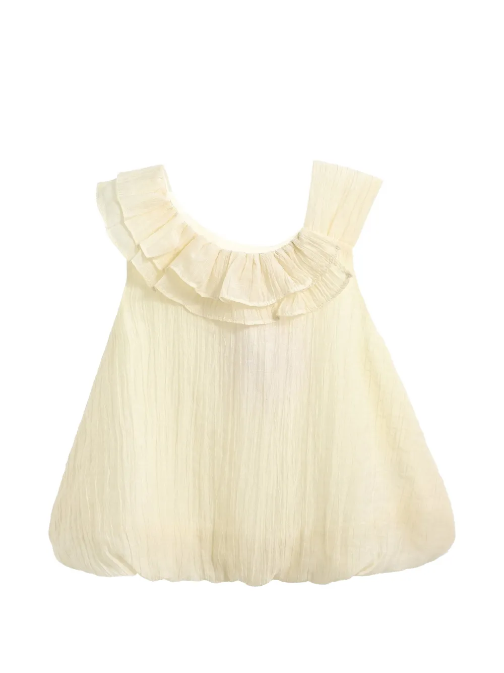 Mimi Tutu ruffled outfit set - Neutrals