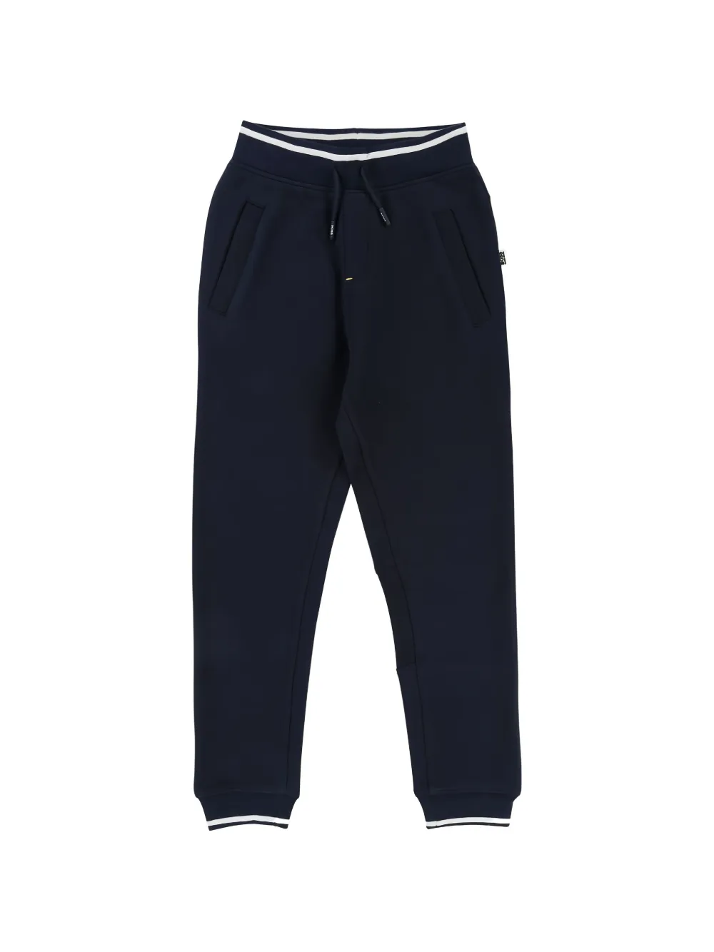 BOSS Kidswear logo-print track pants - Blu
