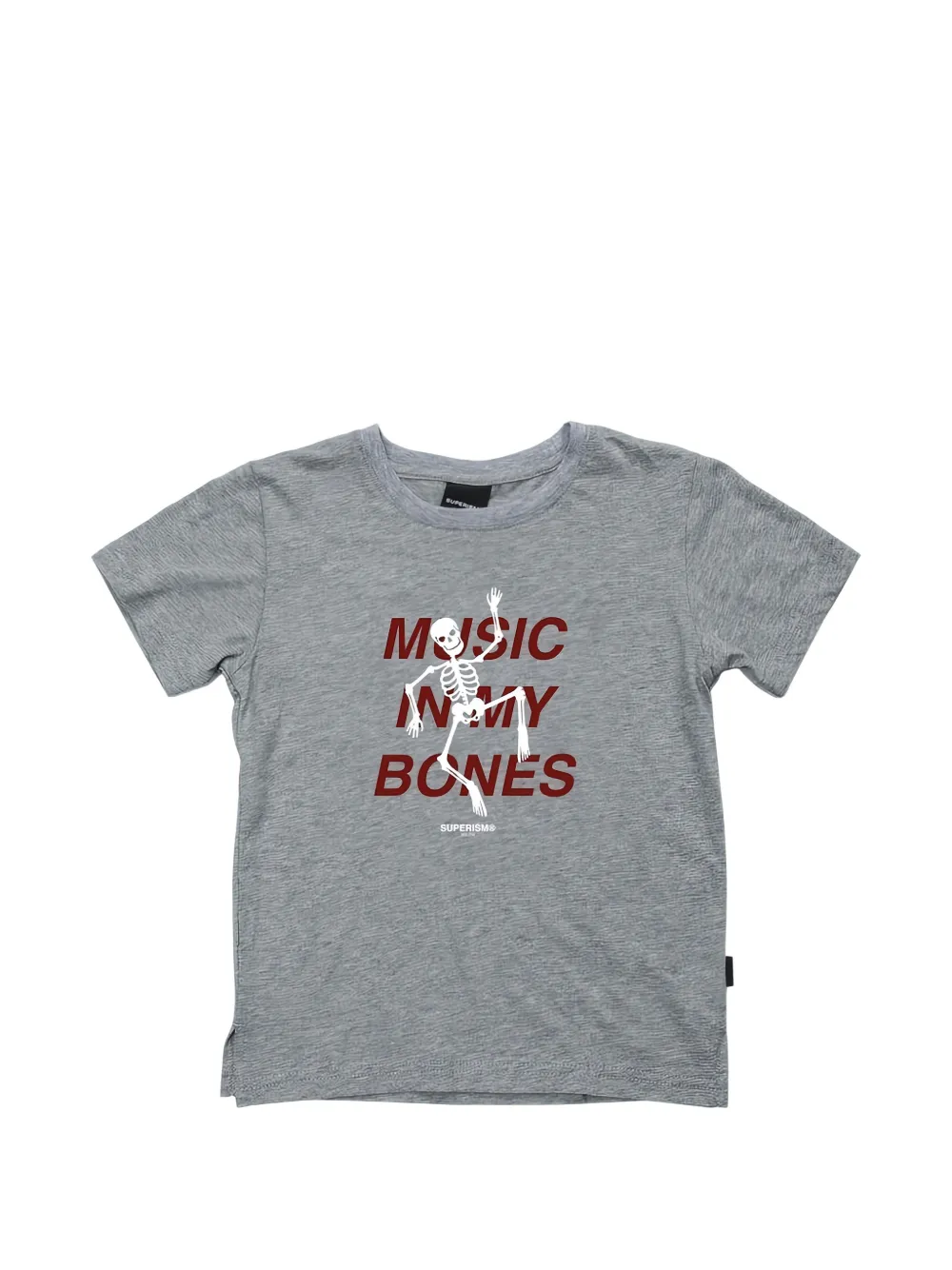 Superism skeleton-print T-shirt - Grigio