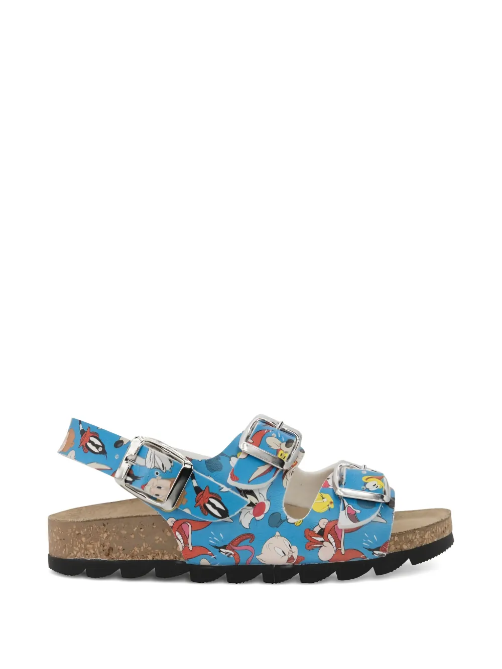 Master Of Arts Kids Looney Tunes buckled sandals - Blu