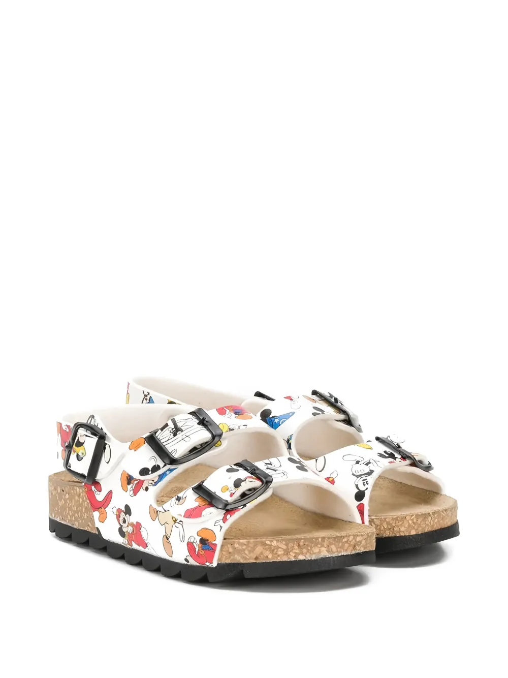MOA CONCEPT x Disney Mickey Mouse buckle-fastening sandals - Bianco