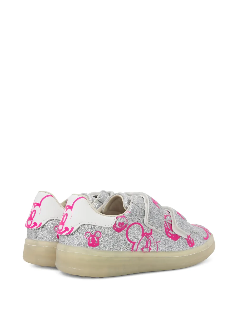 Master Of Arts Kids x Disney sneakers met glitter Zilver