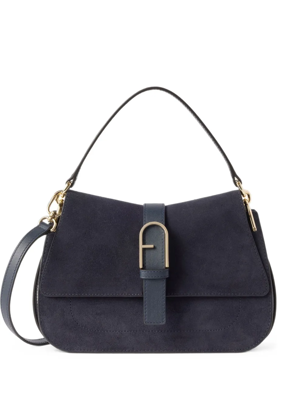 Furla logo-plaque top-handle tote bag · OS