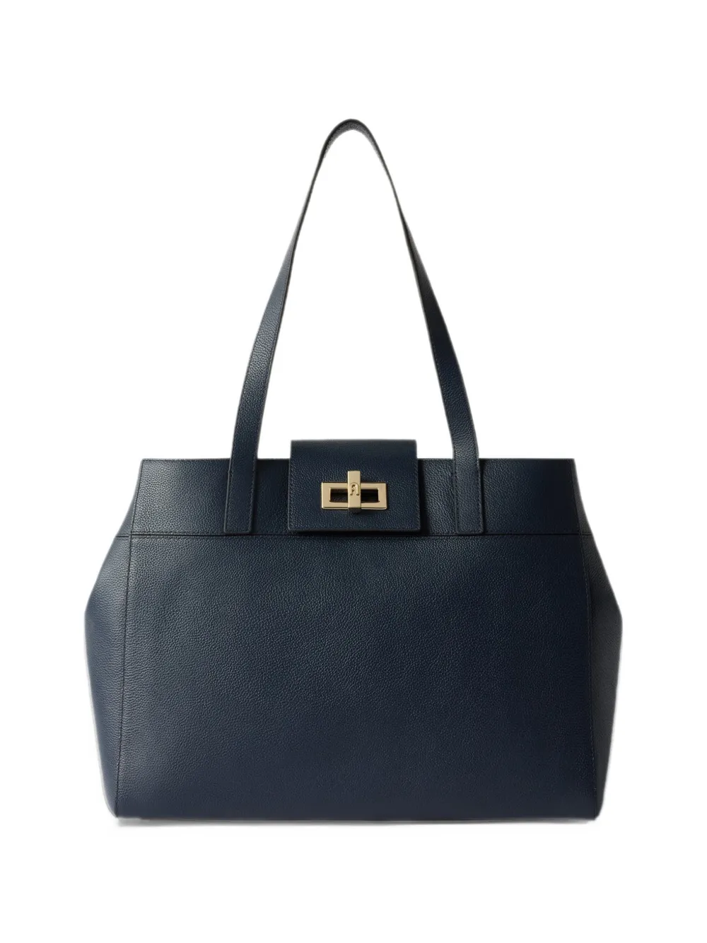 Furla Borsa tote grande in pelle martellata - Blu